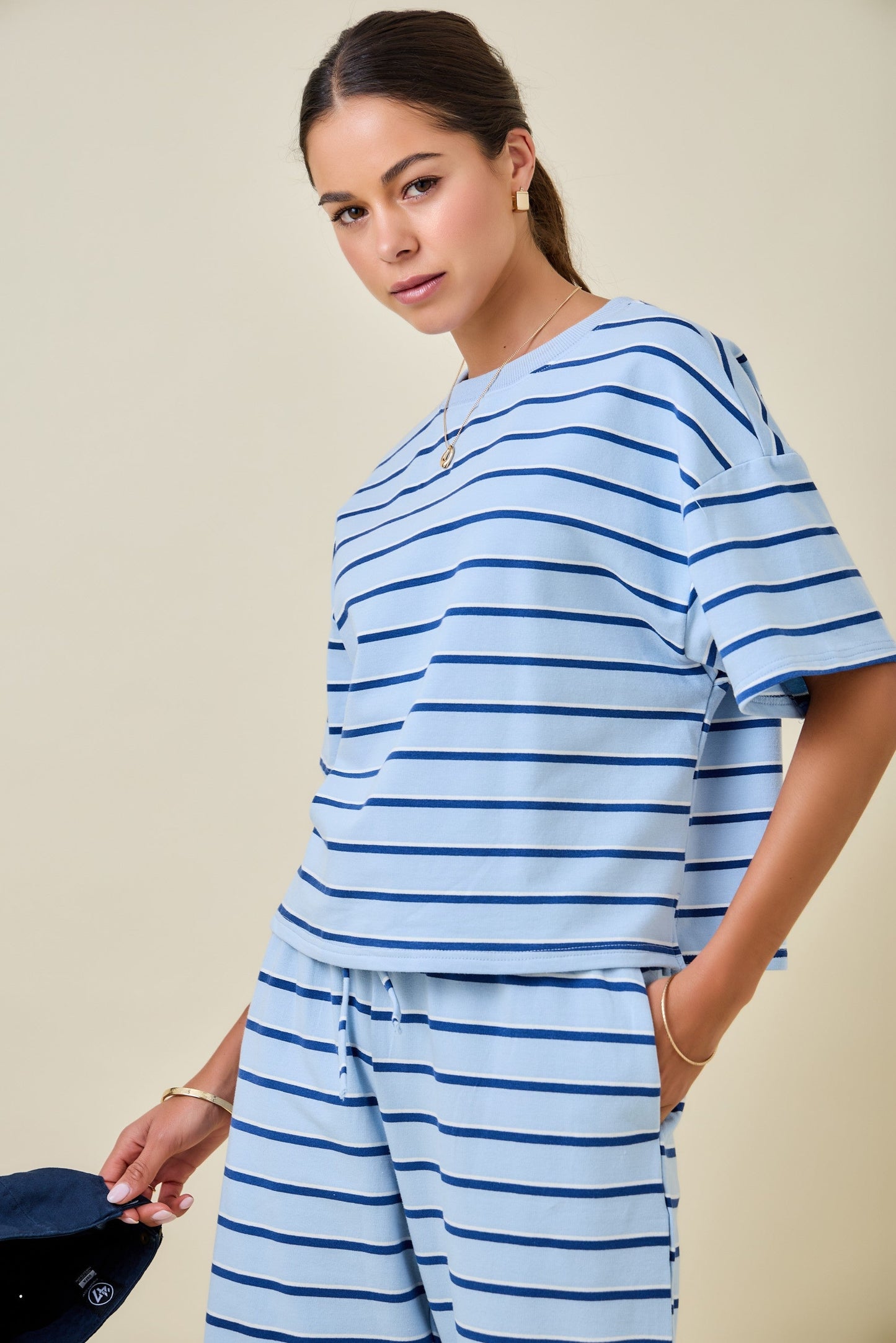 Stay Awhile Striped Top