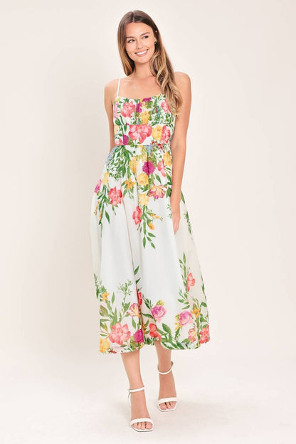 Secret Garden Midi Dress