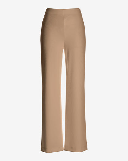 Beyond Travel High Rise Palazzo Pant Natural