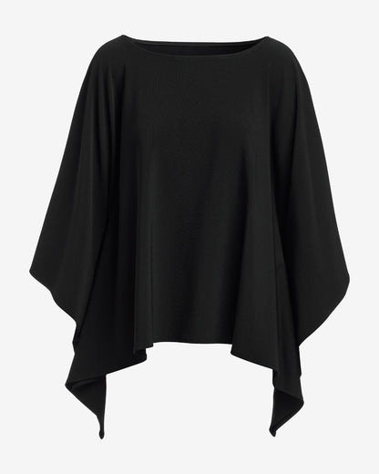 Beyond Travel Classic Poncho Jet Black