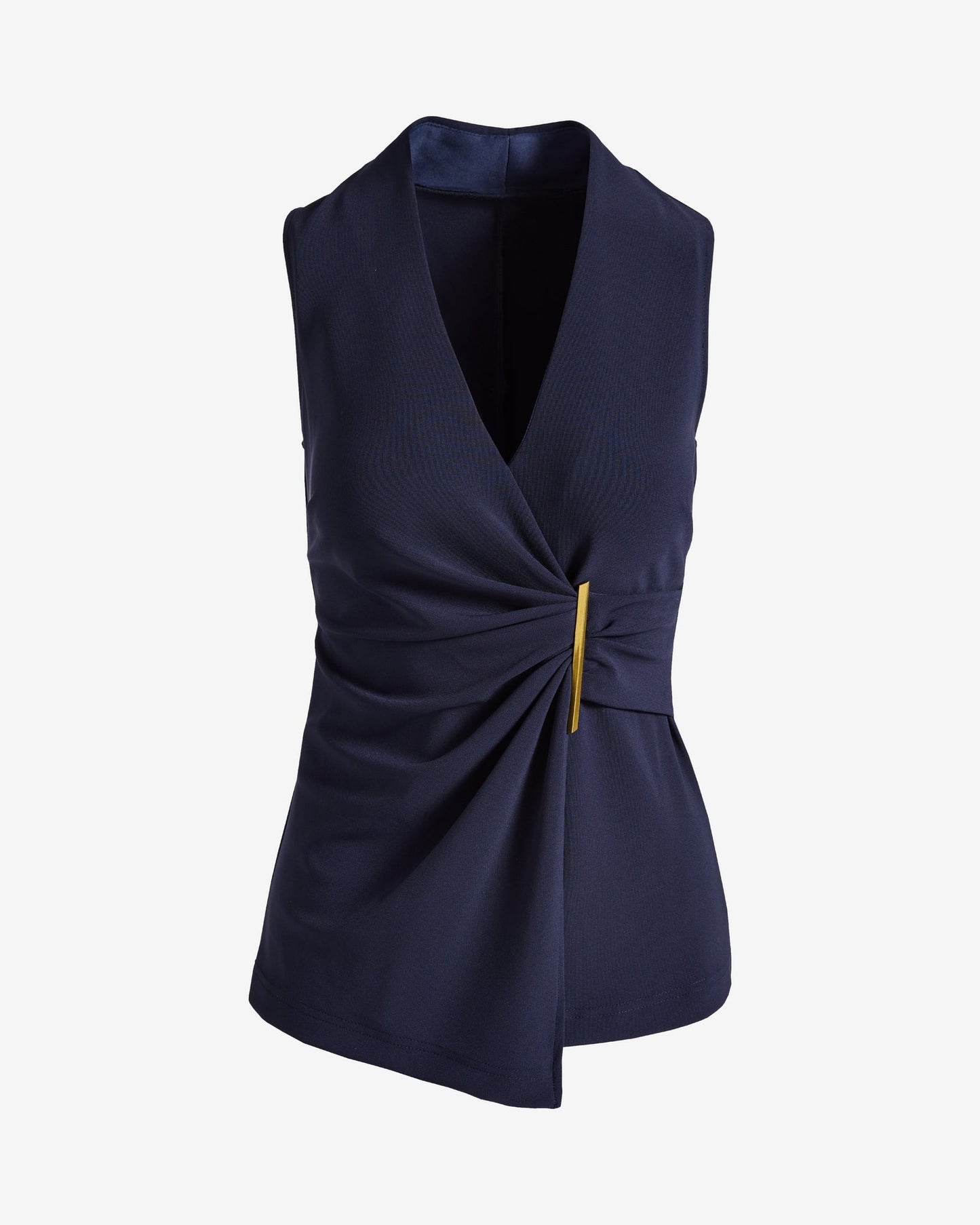 Beyond Travel Hardware Surplice Top Maritime Navy