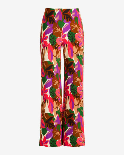 Beyond Travel Print Palazzo Pant Sheryl Safari