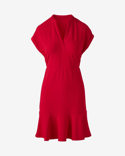 Beyond Travel Cap Sleeve Dress Tango Red