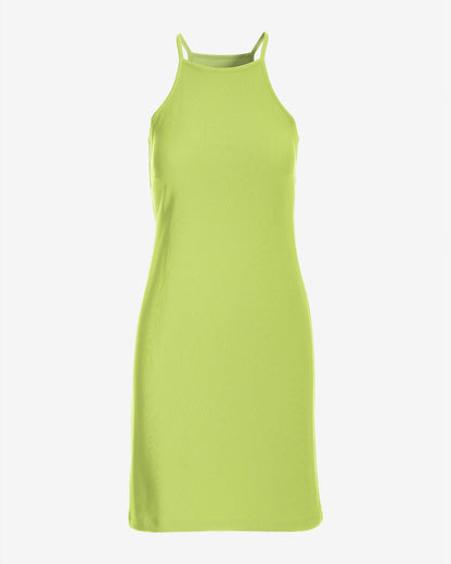 Beyond Travel High Neck Short Dress Wild Lime