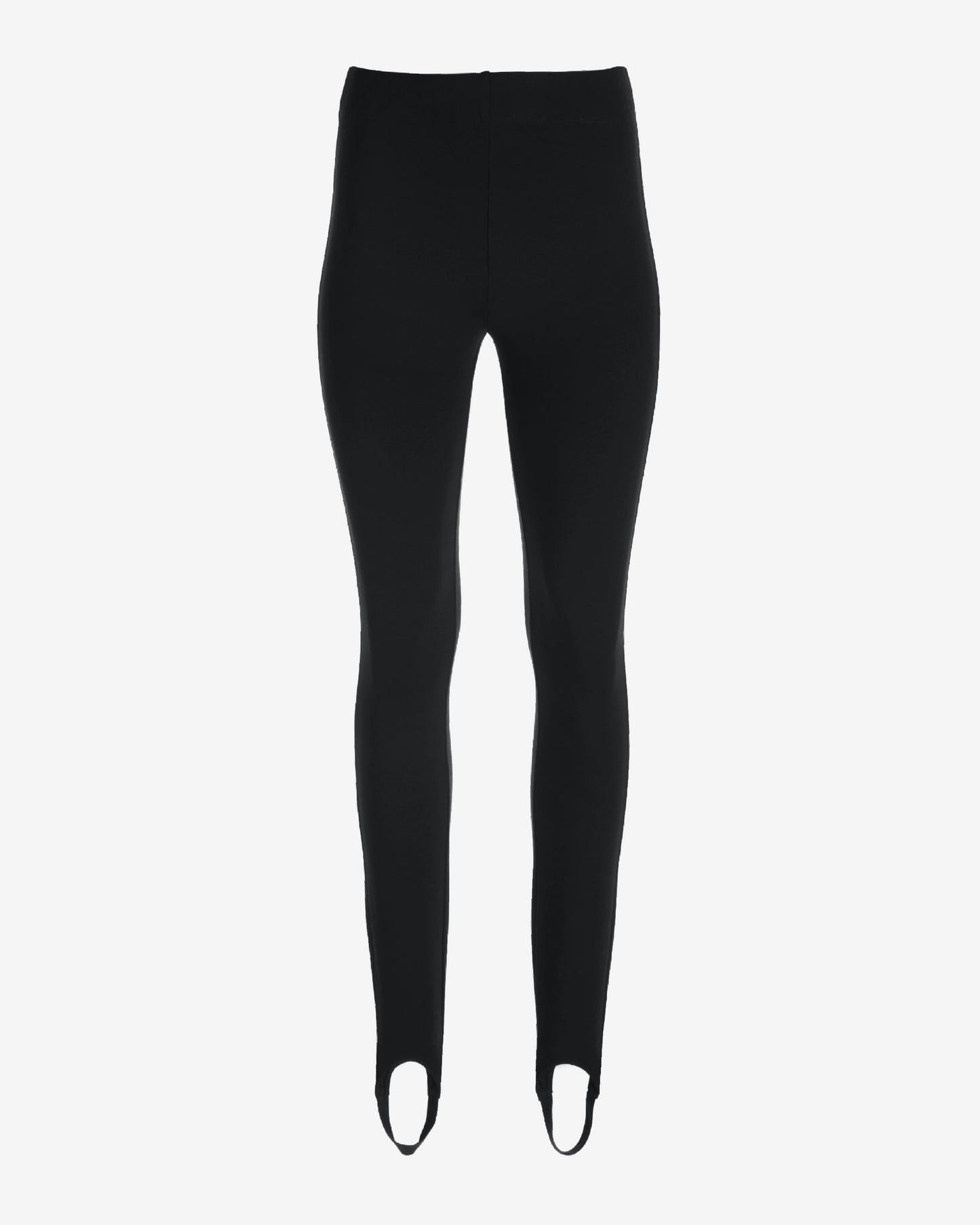 Aspen Ponte Knit Pull On Stirrup Legging Black
