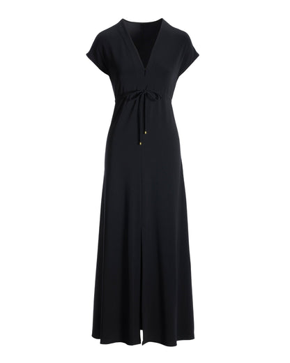 Beyond Travel Maxi Dress Jet Black