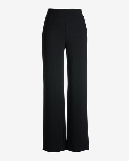 Beyond Travel High Rise Palazzo Pant Jet Black