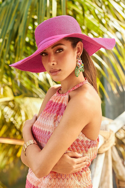 Beaded Tropical Earring Multi