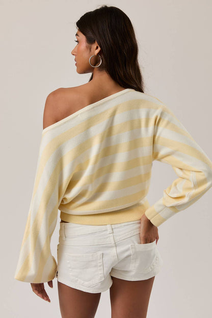 Sunshine Striped Sweater