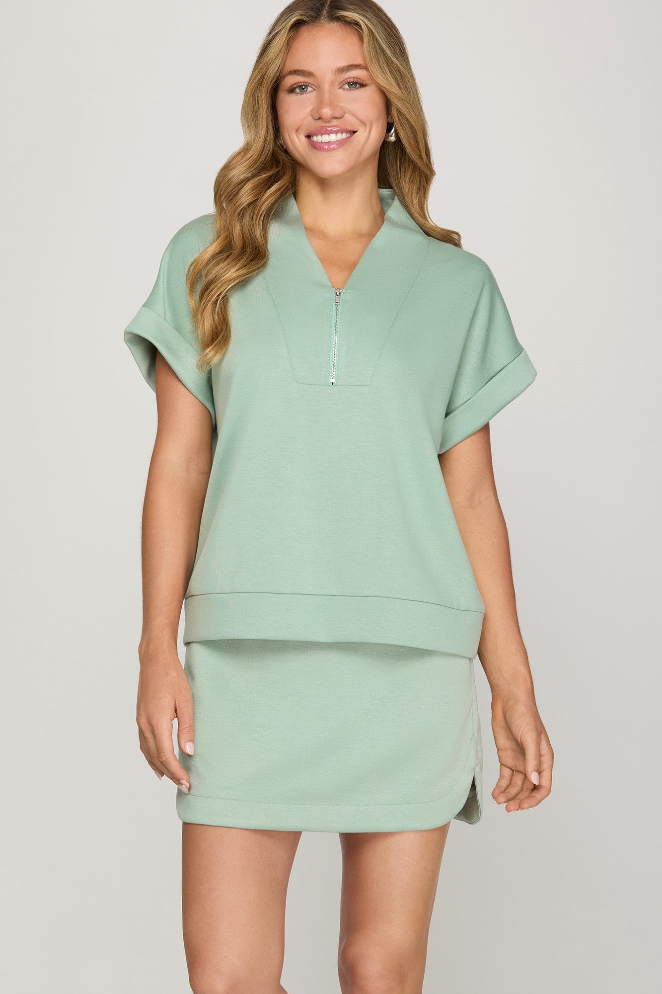 Serene Spring Mini Skort