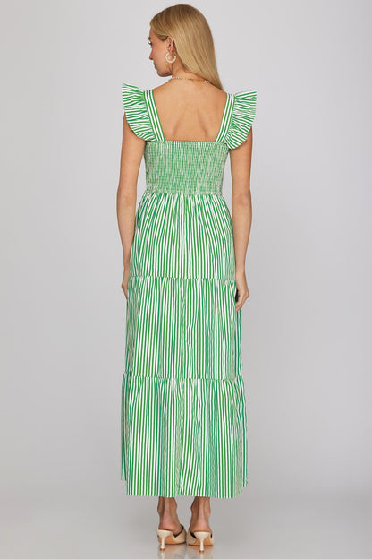 Simply Striped Maxi Dress