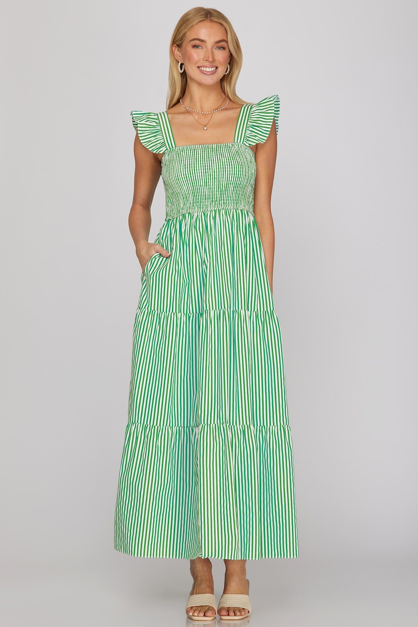 Simply Striped Maxi Dress