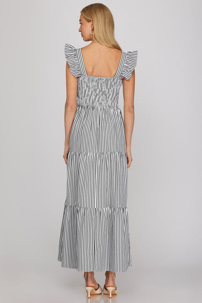 Simply Striped Maxi Dress
