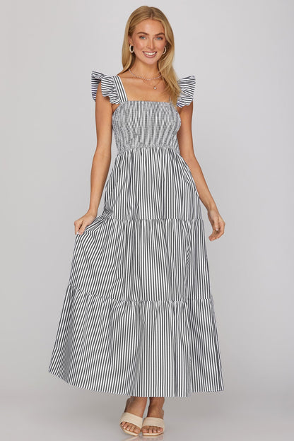 Simply Striped Maxi Dress