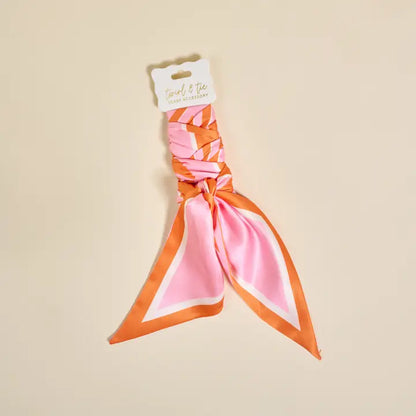 Sicily Stripes Pink Tie Scarf