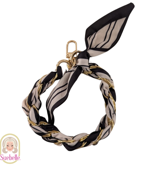 Black Tie Palms Phone Wristlet