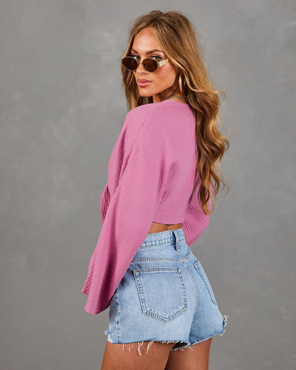 Festival Fever Cotton Front Tie Top