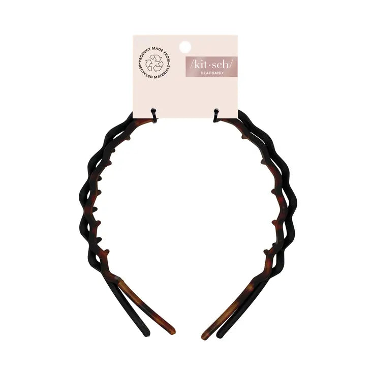 Zig Zag Headband (Black/Tort)