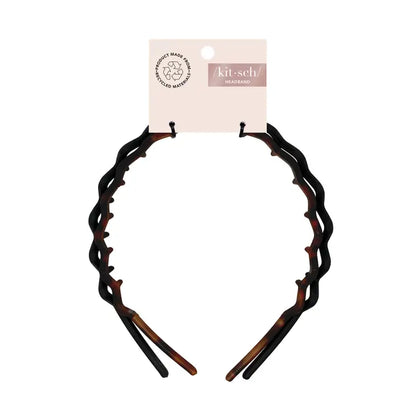 Zig Zag Headband (Black/Tort)