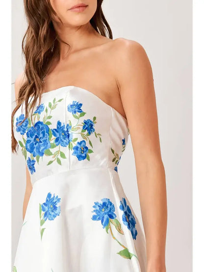 Something Blue Midi Dress