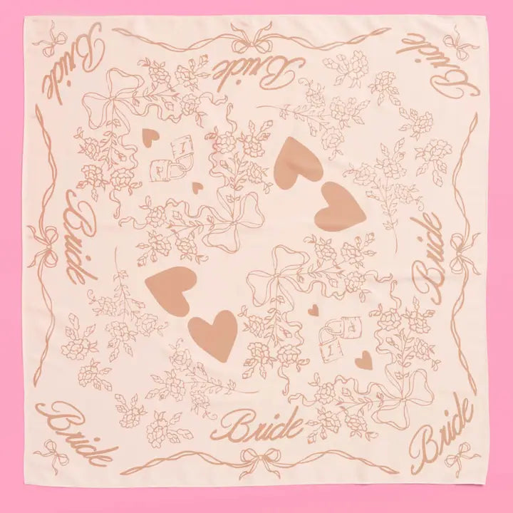 Tan Bride Head Scarf