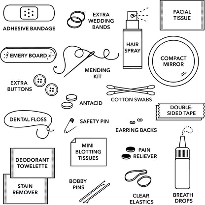 Velvet Minimergency Kit For Brides (Blush)