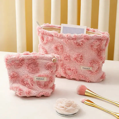 Small Cute Heart Makeup Bag