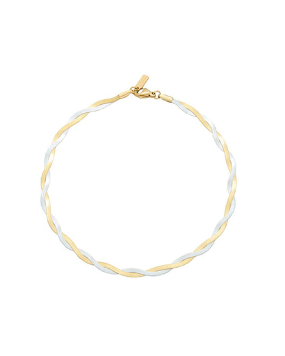 AMINA ANKLET MIXED METAL