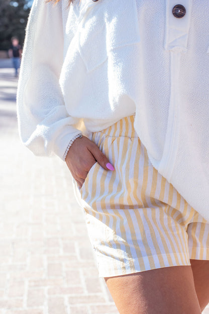 Sunny Days Striped Shorts