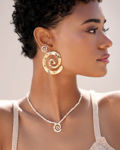 Aura Swirl Studs