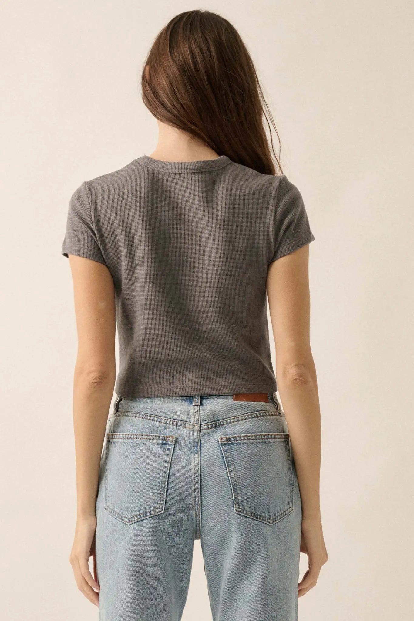 Classic Chic Thermal Graphic Baby Tee
