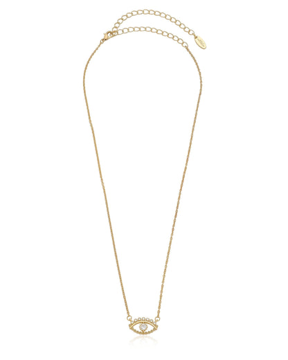 All Knowing Eye Crystal Necklace