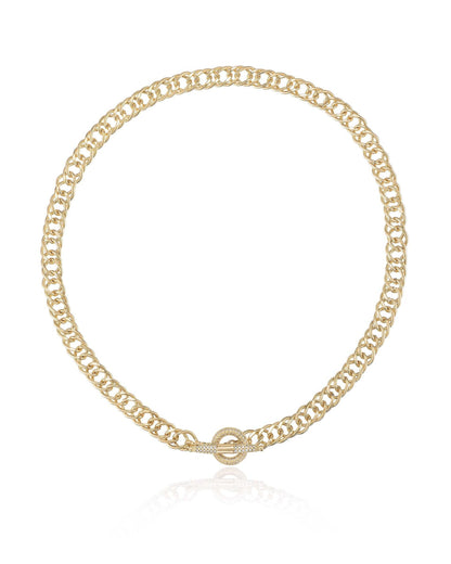 All About That Chain Crystal Necklace