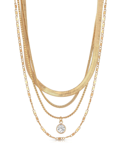 All the Chains Layered Necklace