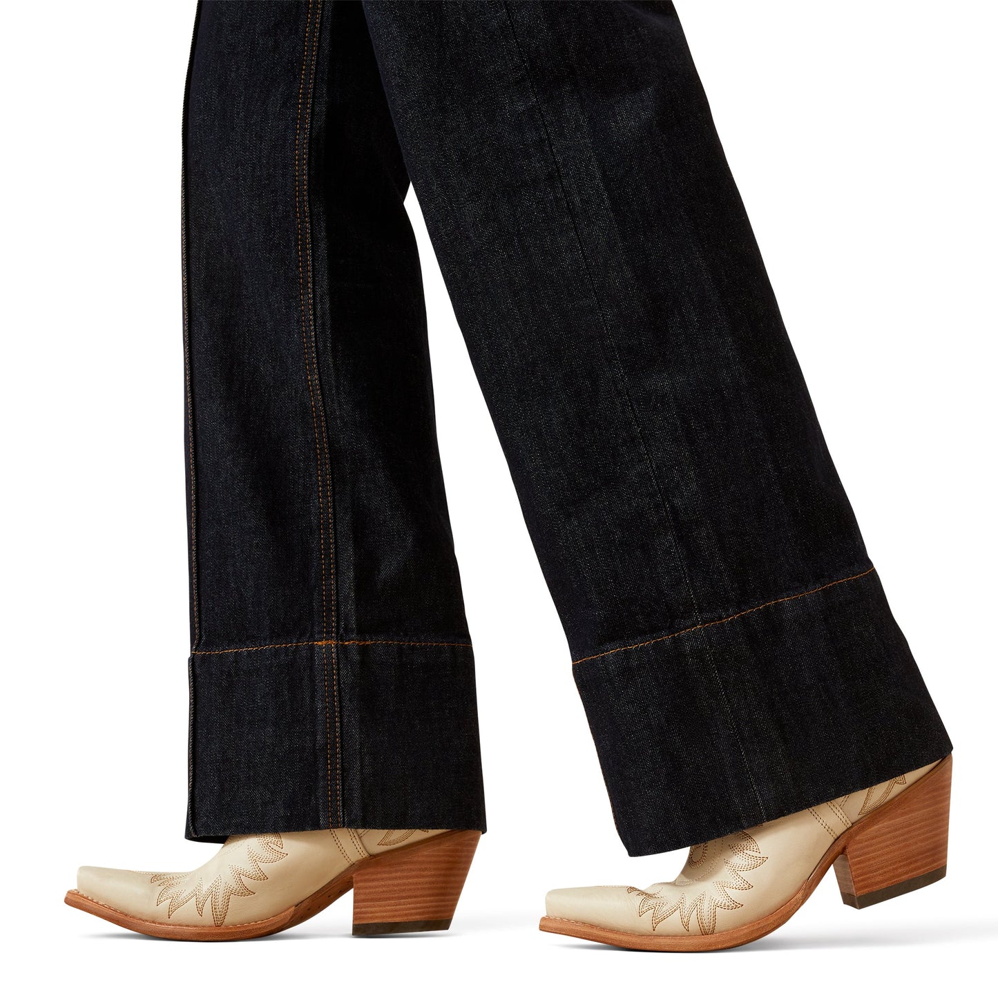 Ariat Ultra High Rise Tomboy Western Utility Wide Leg Jeans