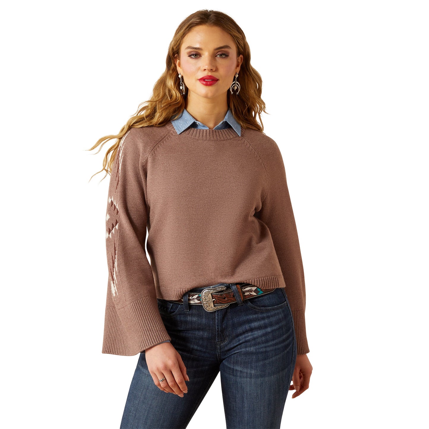 Ariat Toasted Coconut Melange Caravan Sweater