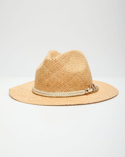 Alisson Rope And Chain Straw Hat