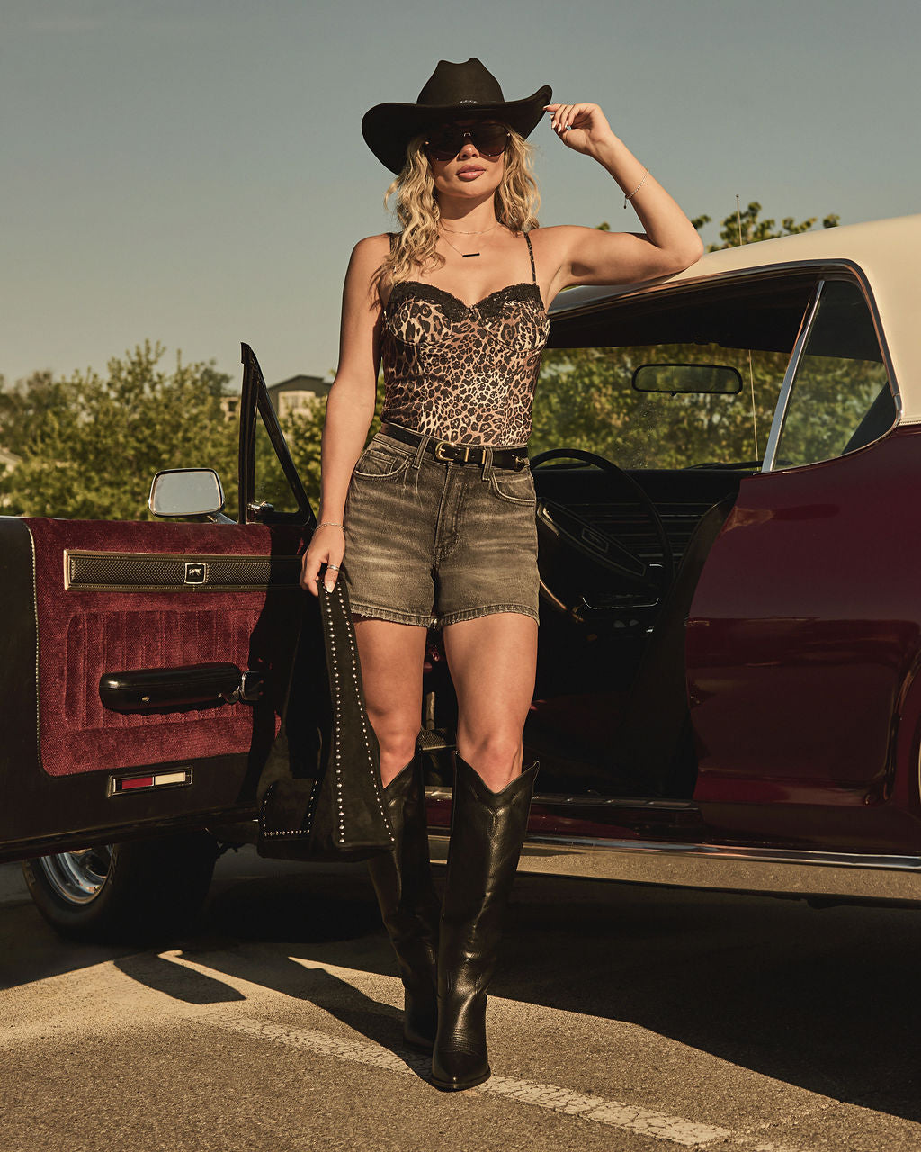 Festival Moonrise Denim High Rise Shorts