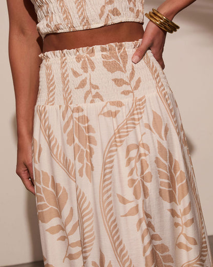 Coastal Views Tropical Maxi Skirt