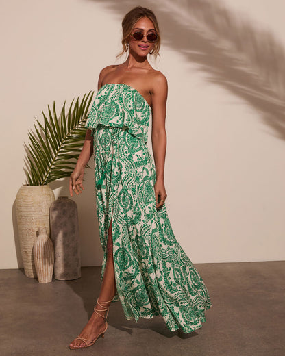 Elsa Paisley Maxi Dress