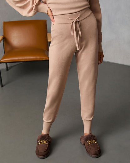 Elie Drawstring High Rise Joggers