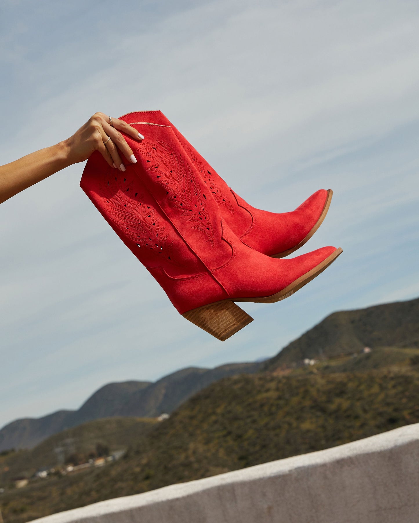 Arnell Laser Cut Western Boot