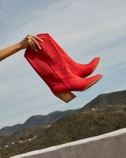 Arnell Laser Cut Western Boot