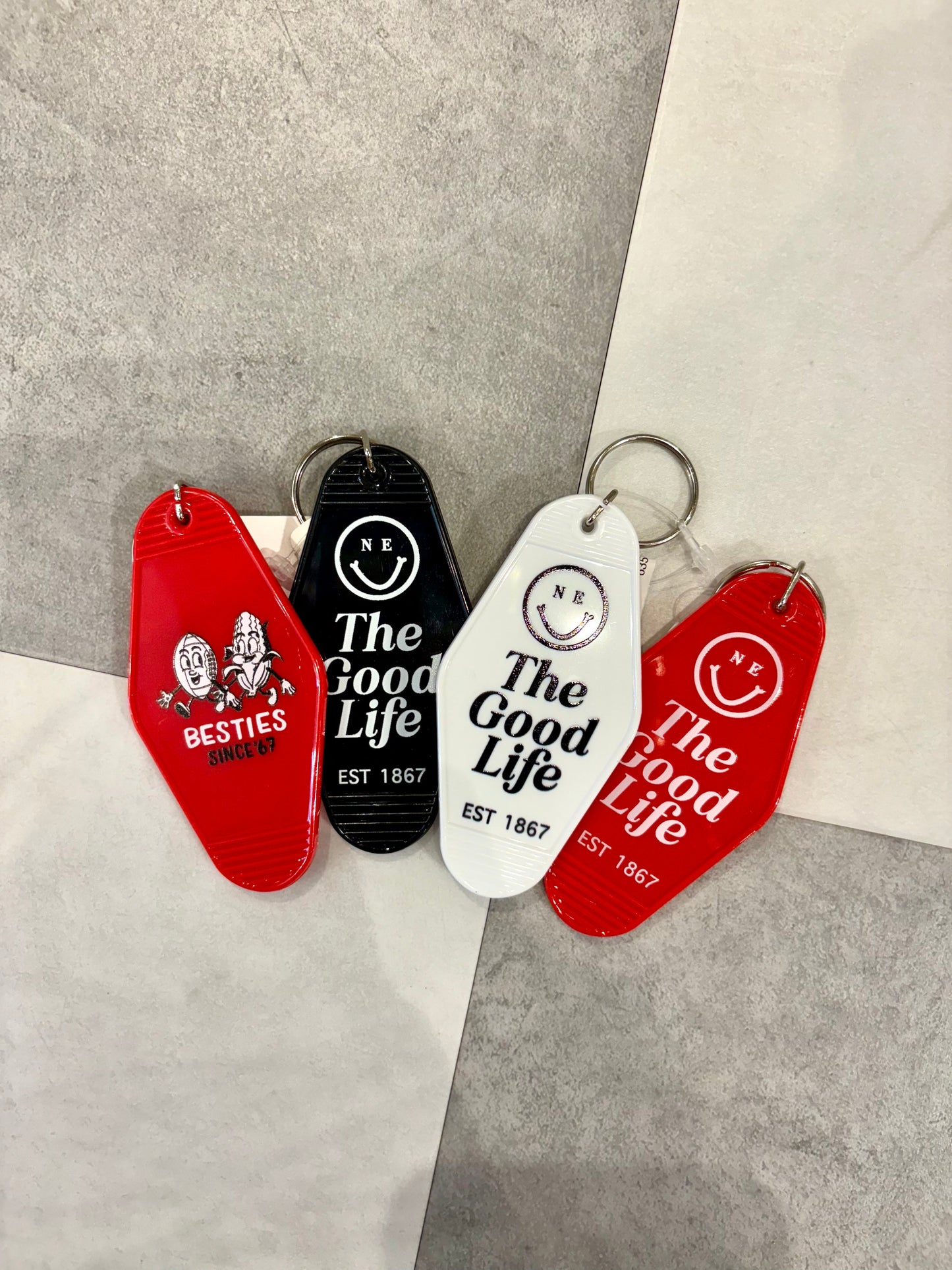 The Good Life Keychain (Red)