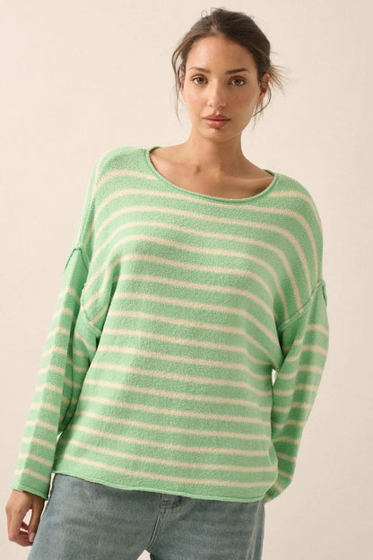 Stripe Hype Oversized Striped Sweater