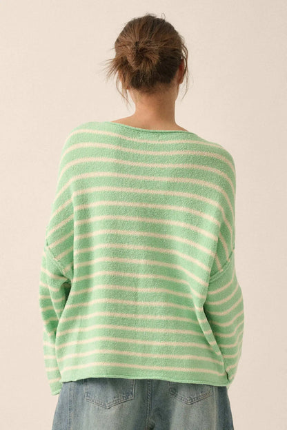 Stripe Hype Oversized Striped Sweater