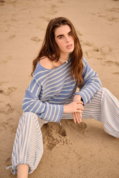 Stripe Hype Oversized Striped Sweater