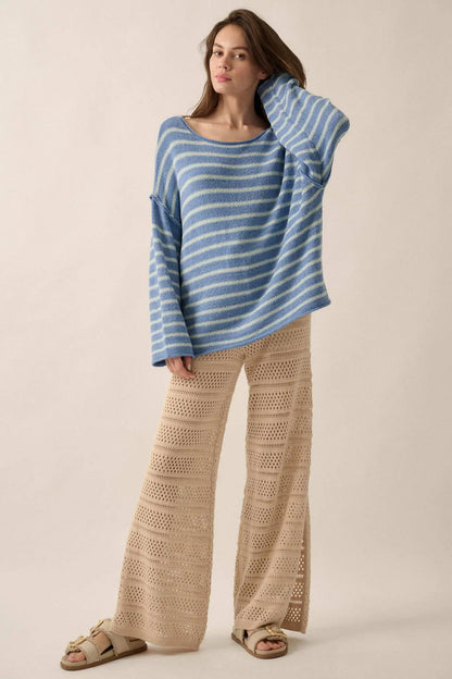 Stripe Hype Oversized Striped Sweater