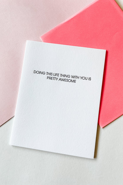 This Life Thing Card