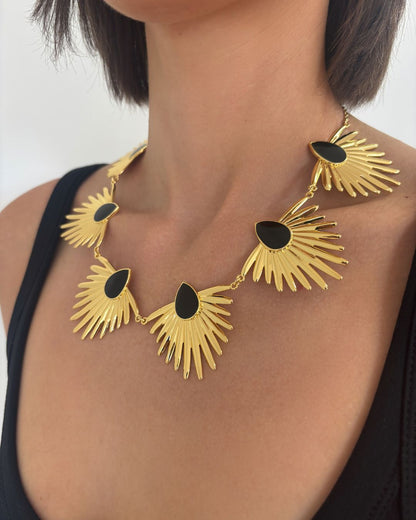 ASTRID NECKLACE ONYX